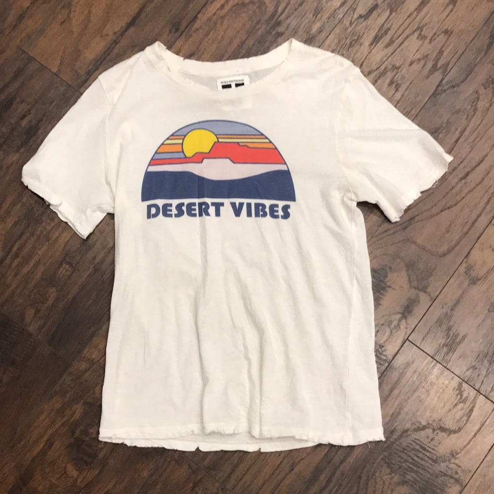 Desert Vibes Petals and Peacocks Tee